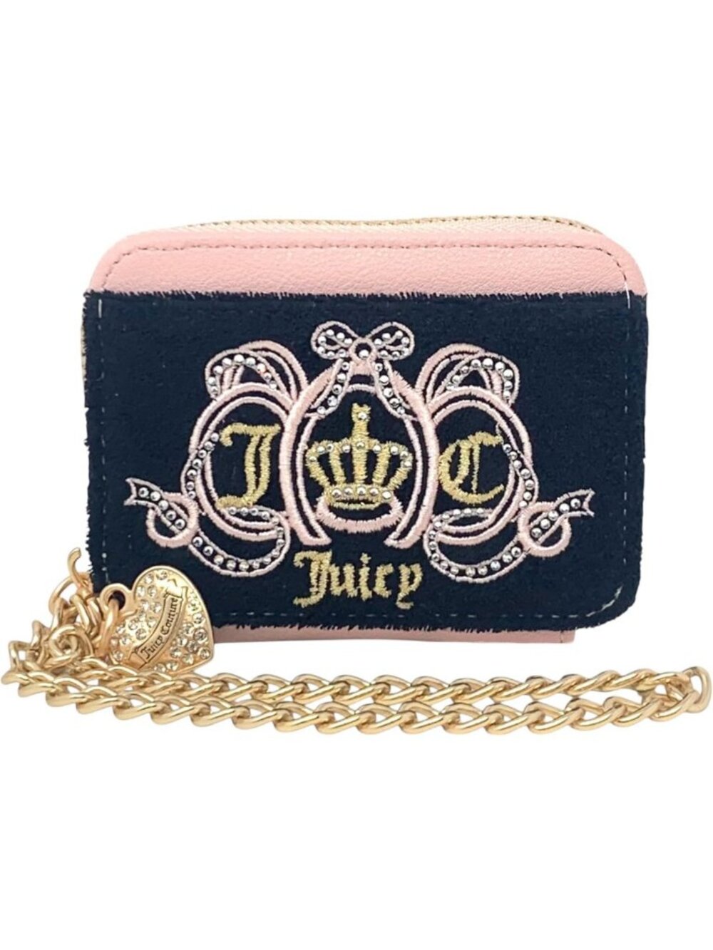 Stylish Women's Square Zip Around Wallet with Wrist Strap - Chic & Functional